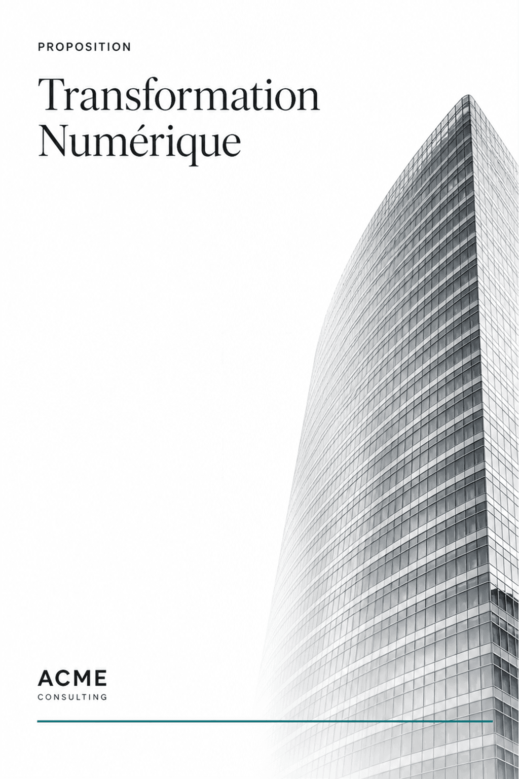 Français proposal cover